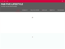 Tablet Screenshot of fabfivelifestyle.com